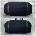 Gucci GG Sherry Line Tote Black Canvas — view 8