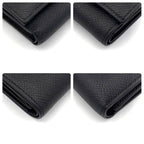Hermes Bearn Combine Veau Epsom Trifold Compact Wallet Black — view 8