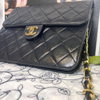 Chanel Double Flap Chain Shoulder Vintage — view 5