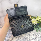Chanel Double Flap Chain Shoulder Vintage — view 9