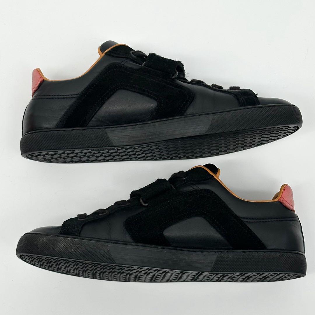 Hermes 41 Sneakers Suede Leather Black Velcro — view 5