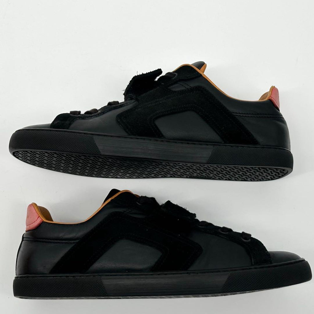 Hermes 41 Sneakers Suede Leather Black Velcro — view 6