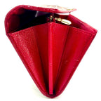 Louis Vuitton Damier Ebene Portefeuille Sarah Fuchsia Wallet — view 9