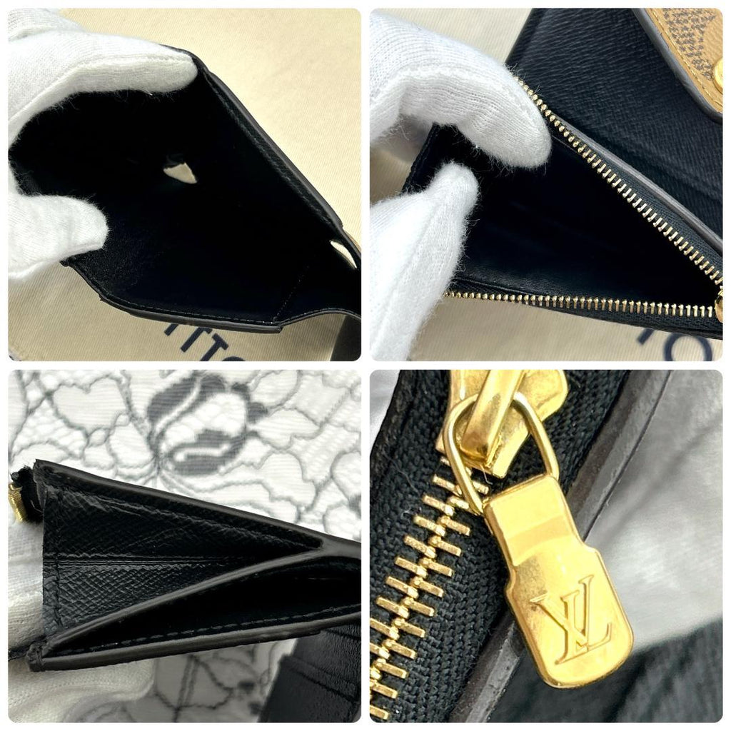 Louis Vuitton Giant Reverse Portefeuille Zoe Fold Wallet — view 7
