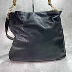 Gucci Shoulder Bag 2-Way Bamboo Black Leather — view 3