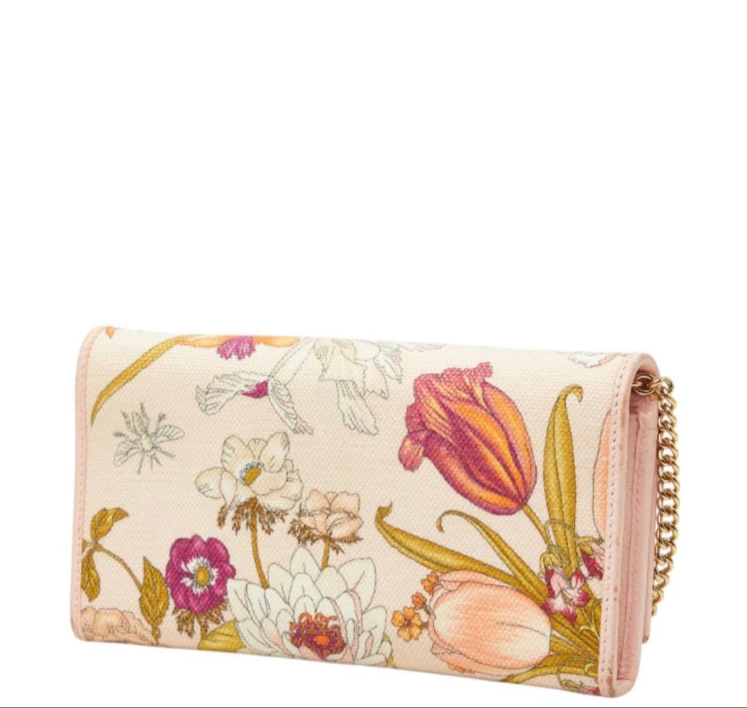 Gucci Flora Shoulder Chain Wallet — view 2
