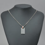 Gucci Diamante Plate Necklace 925 Sterling Silver — view 2