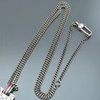 Gucci Diamante Plate Necklace 925 Sterling Silver — view 4