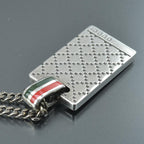 Gucci Diamante Plate Necklace 925 Sterling Silver — view 7