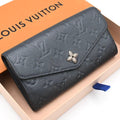 Louis Vuitton Empreinte Portefeuille Sarah Navy Limited Wallet