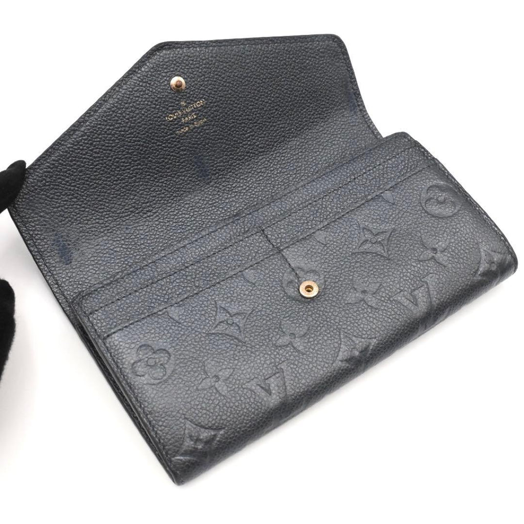 Louis Vuitton Empreinte Portefeuille Sarah Navy Limited Wallet — view 3