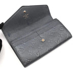 Louis Vuitton Empreinte Portefeuille Sarah Navy Limited Wallet — view 3