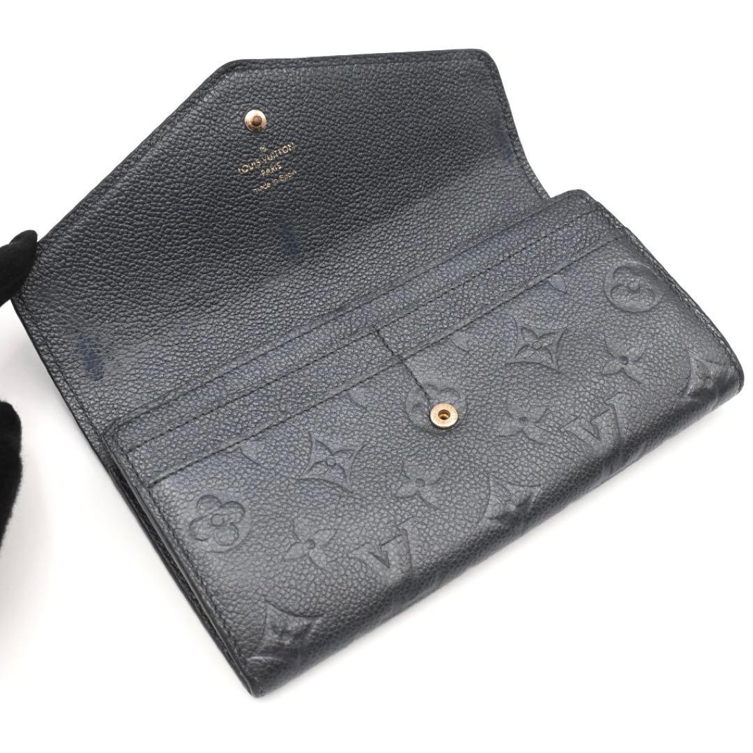 Louis Vuitton Empreinte Portefeuille Sarah Navy Limited Wallet — view 3