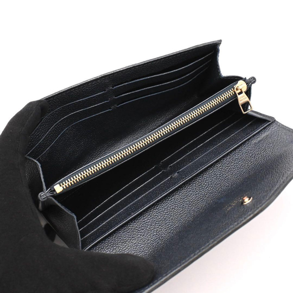 Louis Vuitton Empreinte Portefeuille Sarah Navy Limited Wallet — view 4