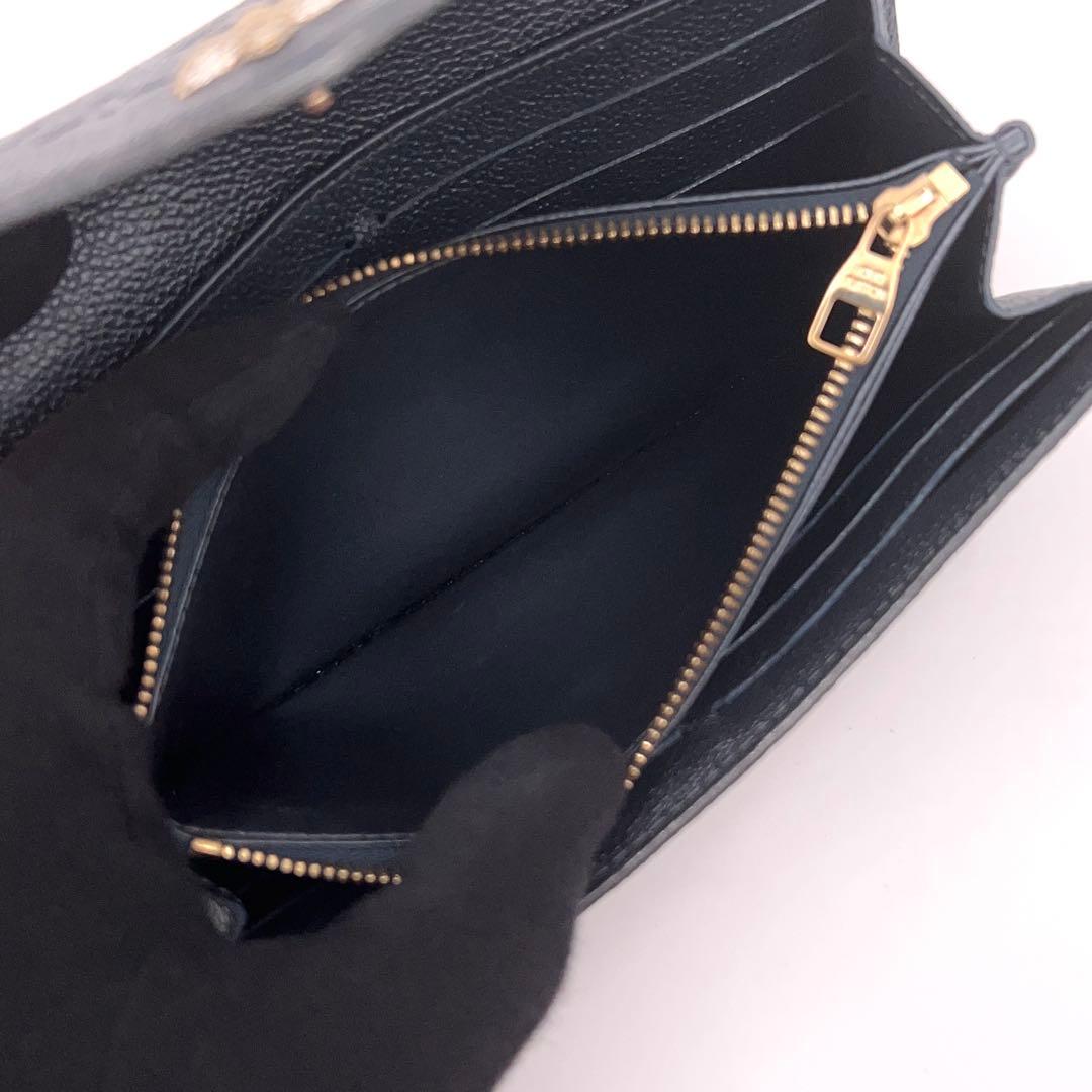 Louis Vuitton Empreinte Portefeuille Sarah Navy Limited Wallet — view 6