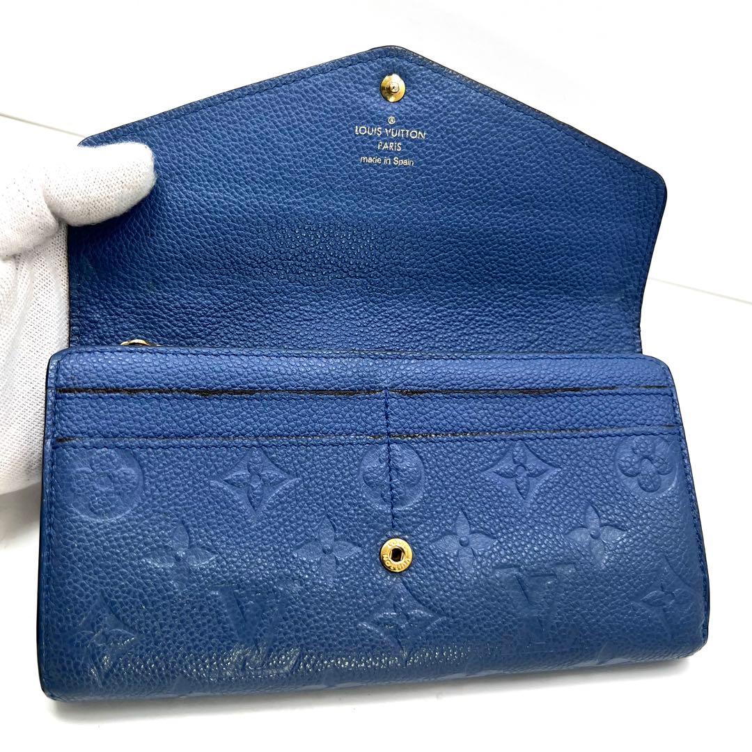 Louis Vuitton Empreinte Portefeuille Sarah Denim Ankle Wallet — view 2