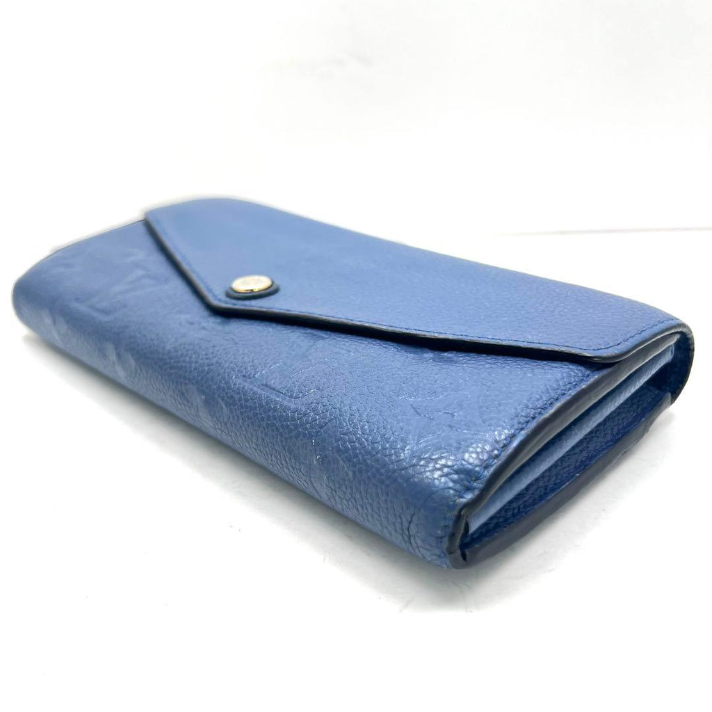 Louis Vuitton Empreinte Portefeuille Sarah Denim Ankle Wallet — view 6