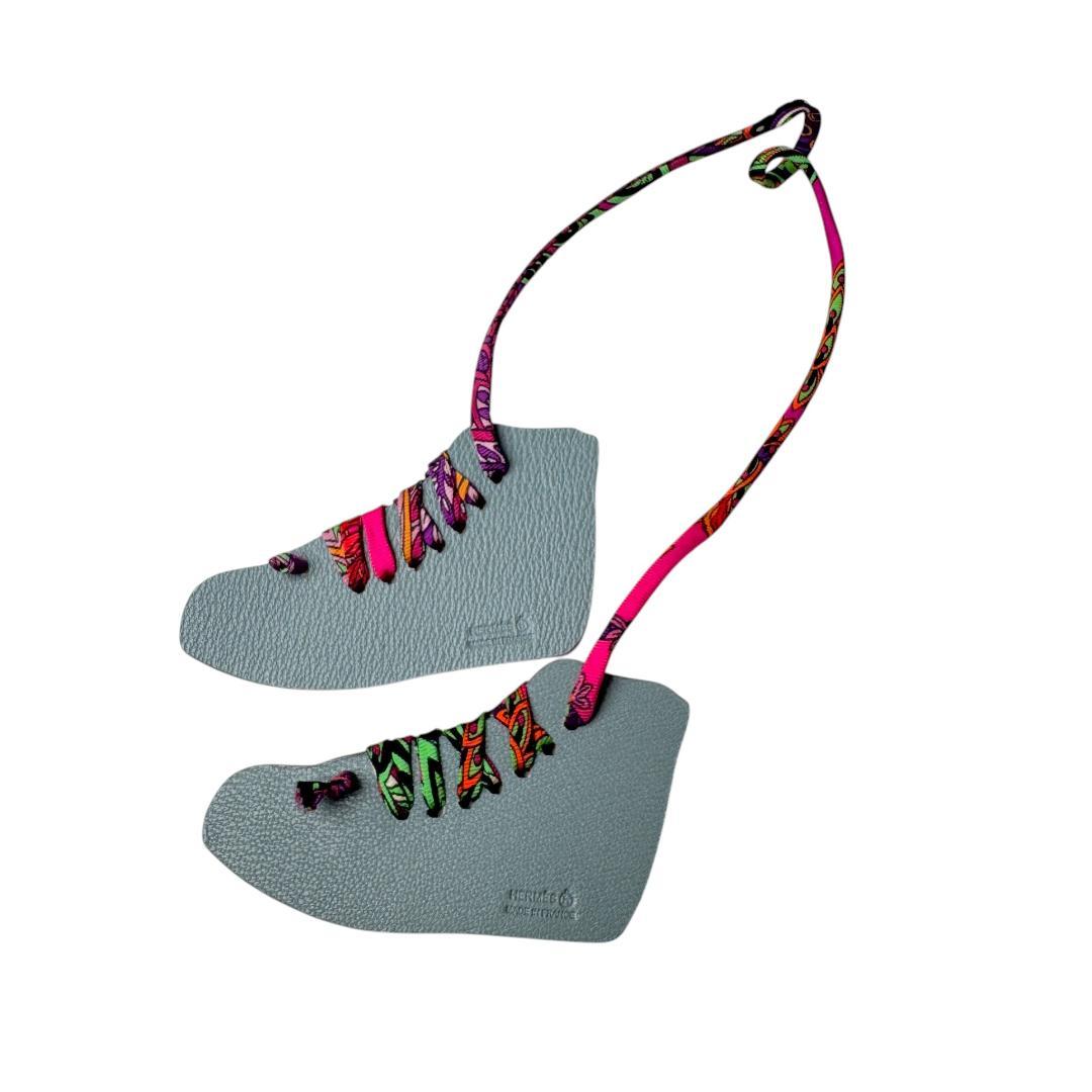 Hermes Petit h Sneakers Bag Charm — view 3