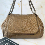 Chanel Quilted CC Logo Chain Shoulder