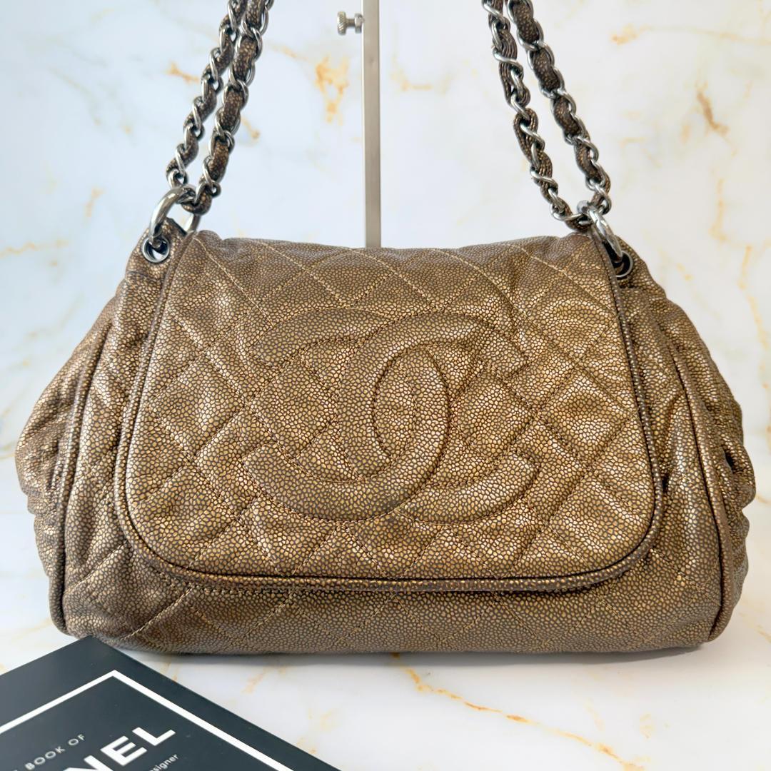 Chanel Quilted CC Logo Chain Shoulder