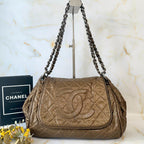 Chanel Quilted CC Logo Chain Shoulder — view 2