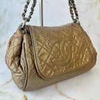 Chanel Quilted CC Logo Chain Shoulder — view 3