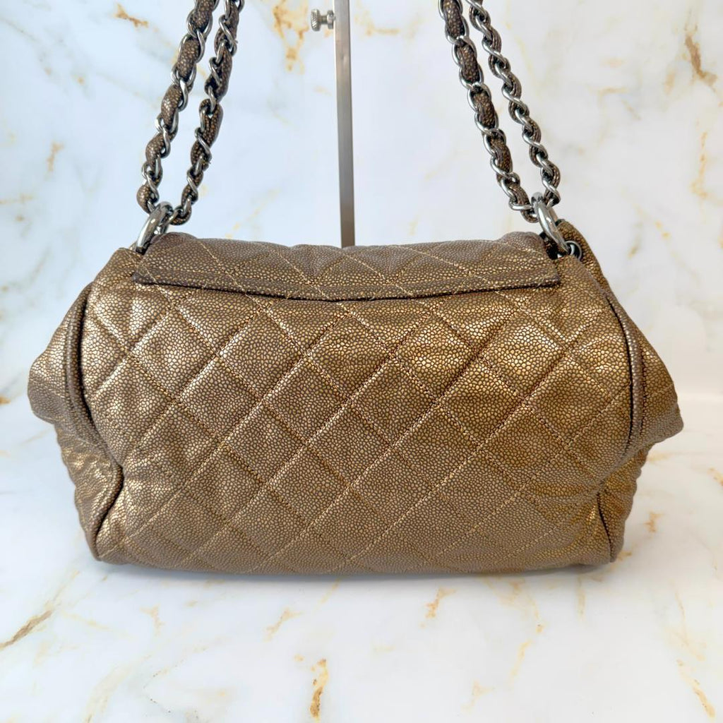 Chanel Quilted CC Logo Chain Shoulder — view 5