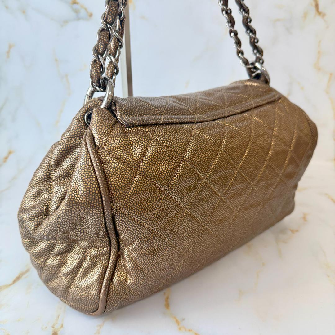 Chanel Quilted CC Logo Chain Shoulder — view 6