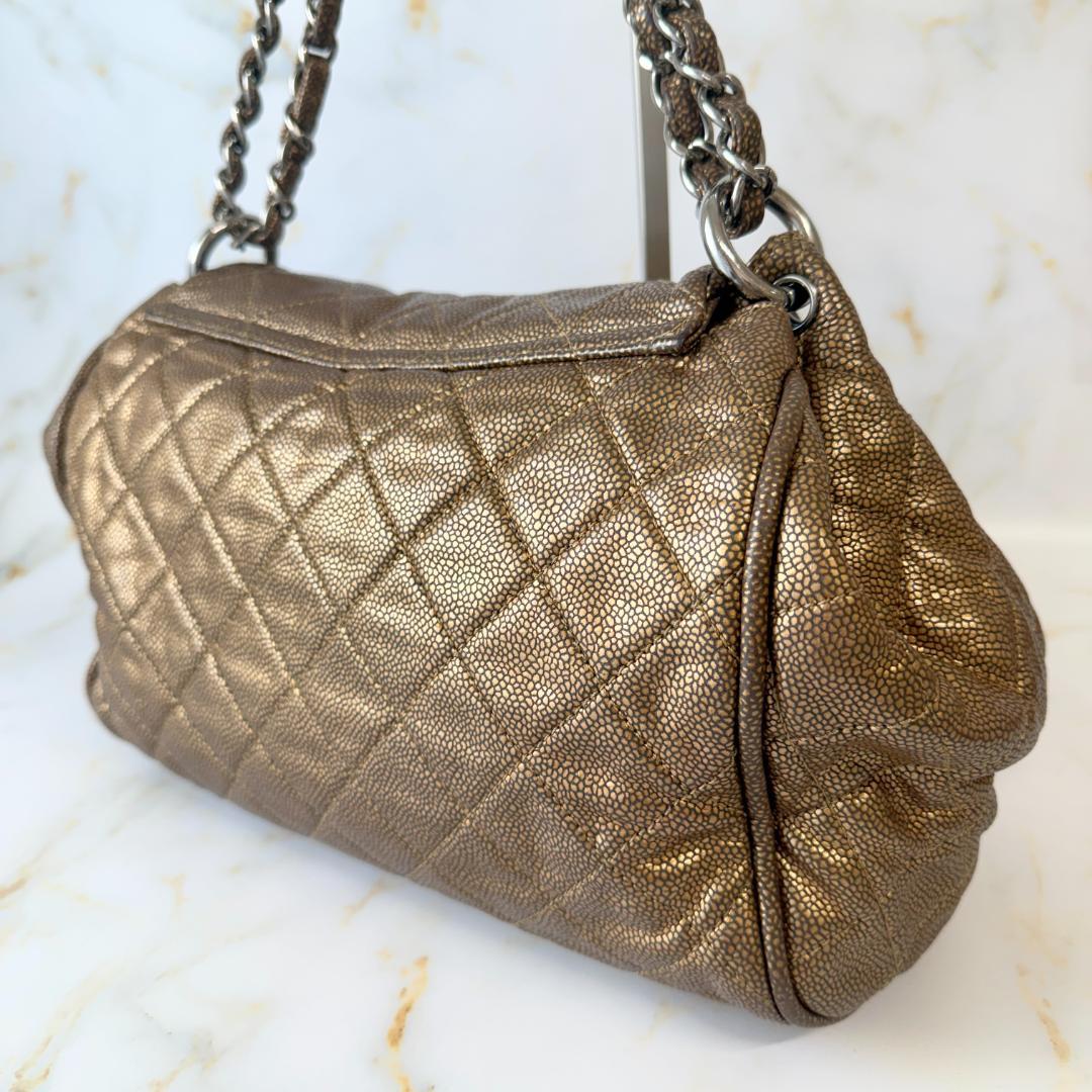 Chanel Quilted CC Logo Chain Shoulder — view 7