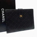 Chanel Bicolor Quilted Lambskin Clutch