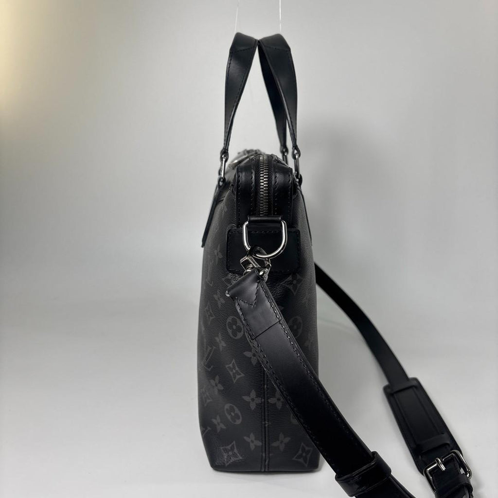 Louis Vuitton Monogram Eclipse Business Bag Black — view 4