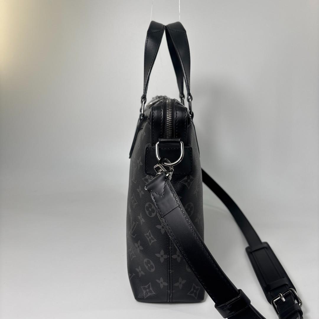 Louis Vuitton Monogram Eclipse Business Bag Black — view 4