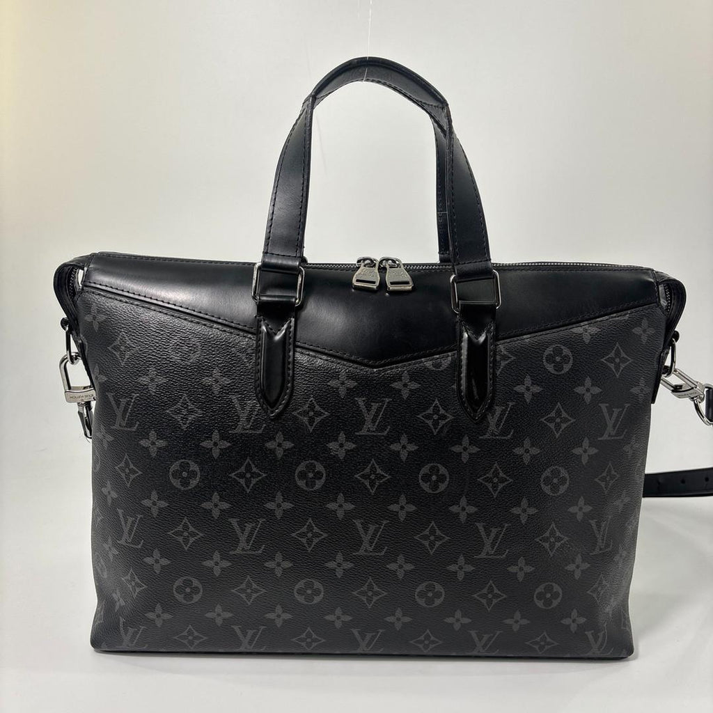 Louis Vuitton Monogram Eclipse Business Bag Black — view 5
