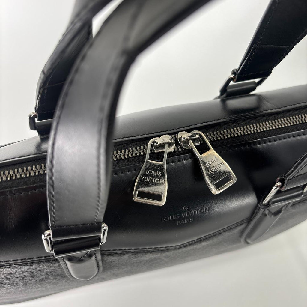 Louis Vuitton Monogram Eclipse Business Bag Black — view 7