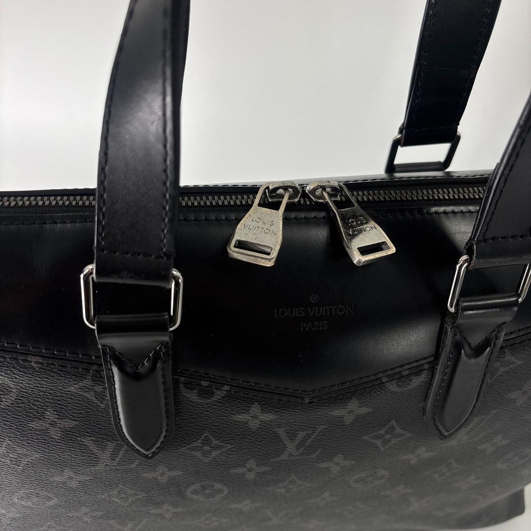 Louis Vuitton Monogram Eclipse Business Bag Black — view 8