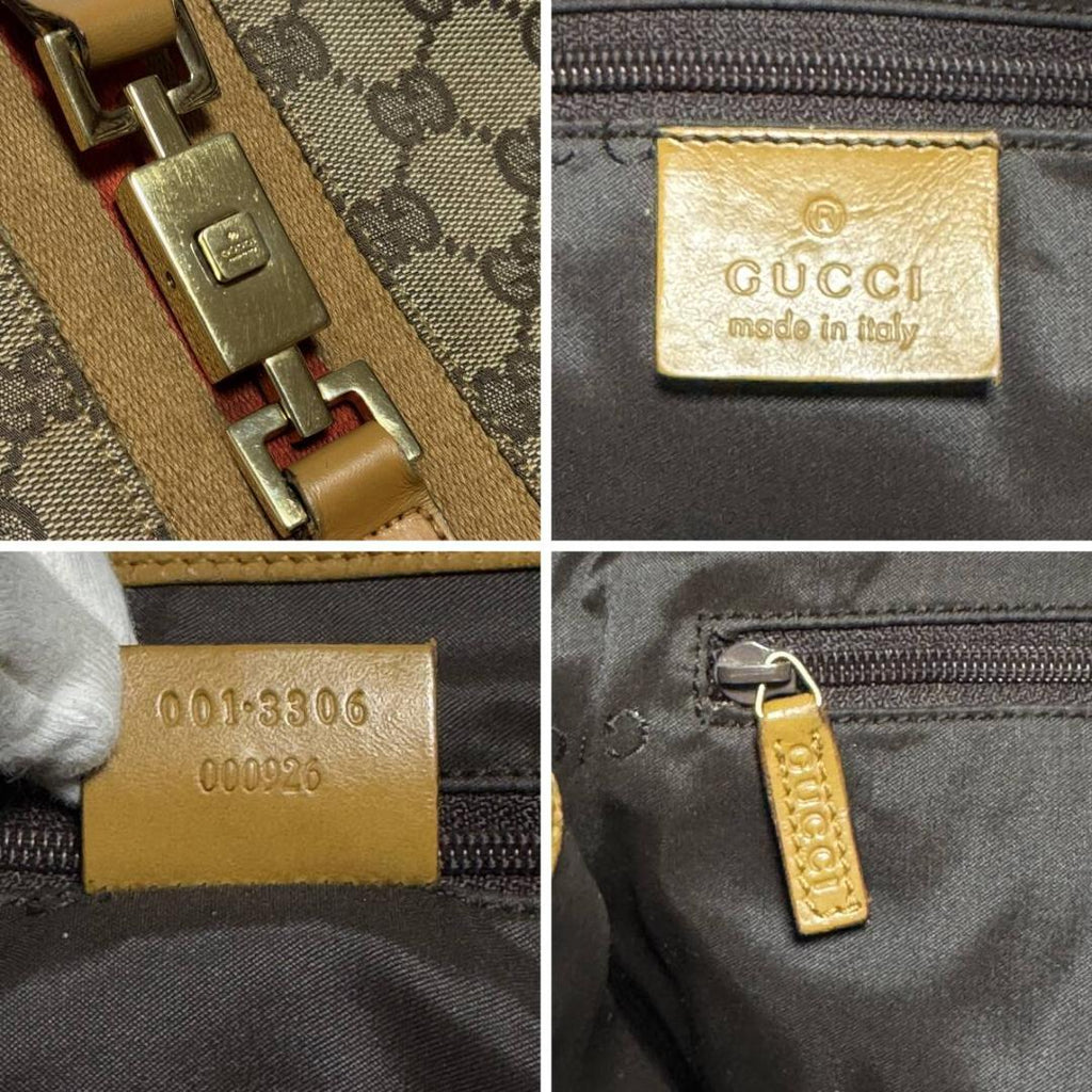 Gucci Jackie Bag Sherry Line GG Canvas — view 8