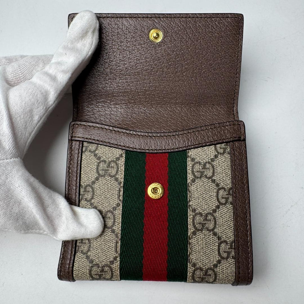 Gucci GG Supreme Compact Wallet — view 7