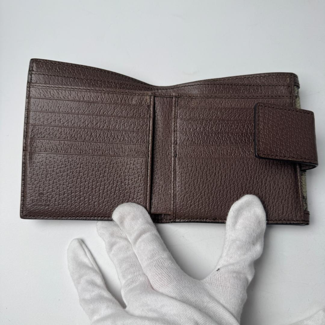 Gucci GG Supreme Compact Wallet — view 8
