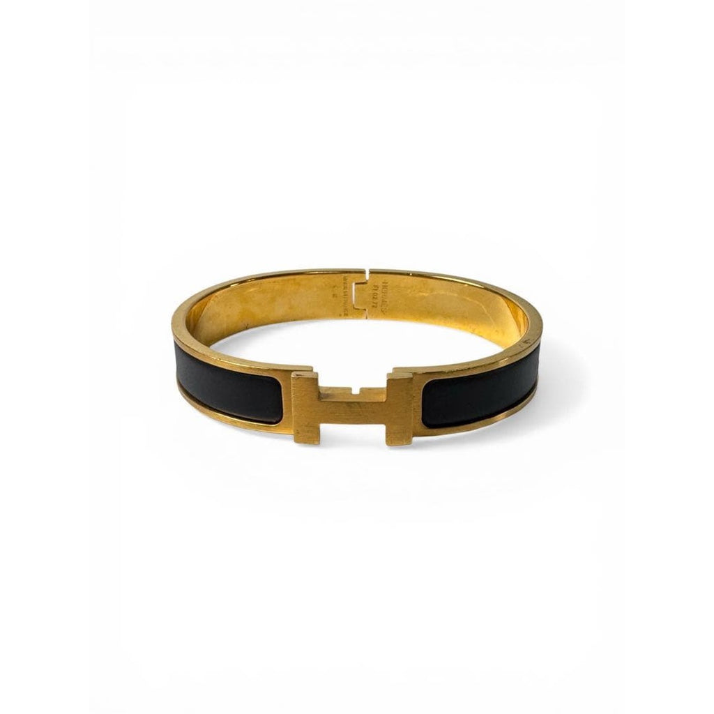 Hermes Click HH Bracelet TS Noir Matte T5 — view 2