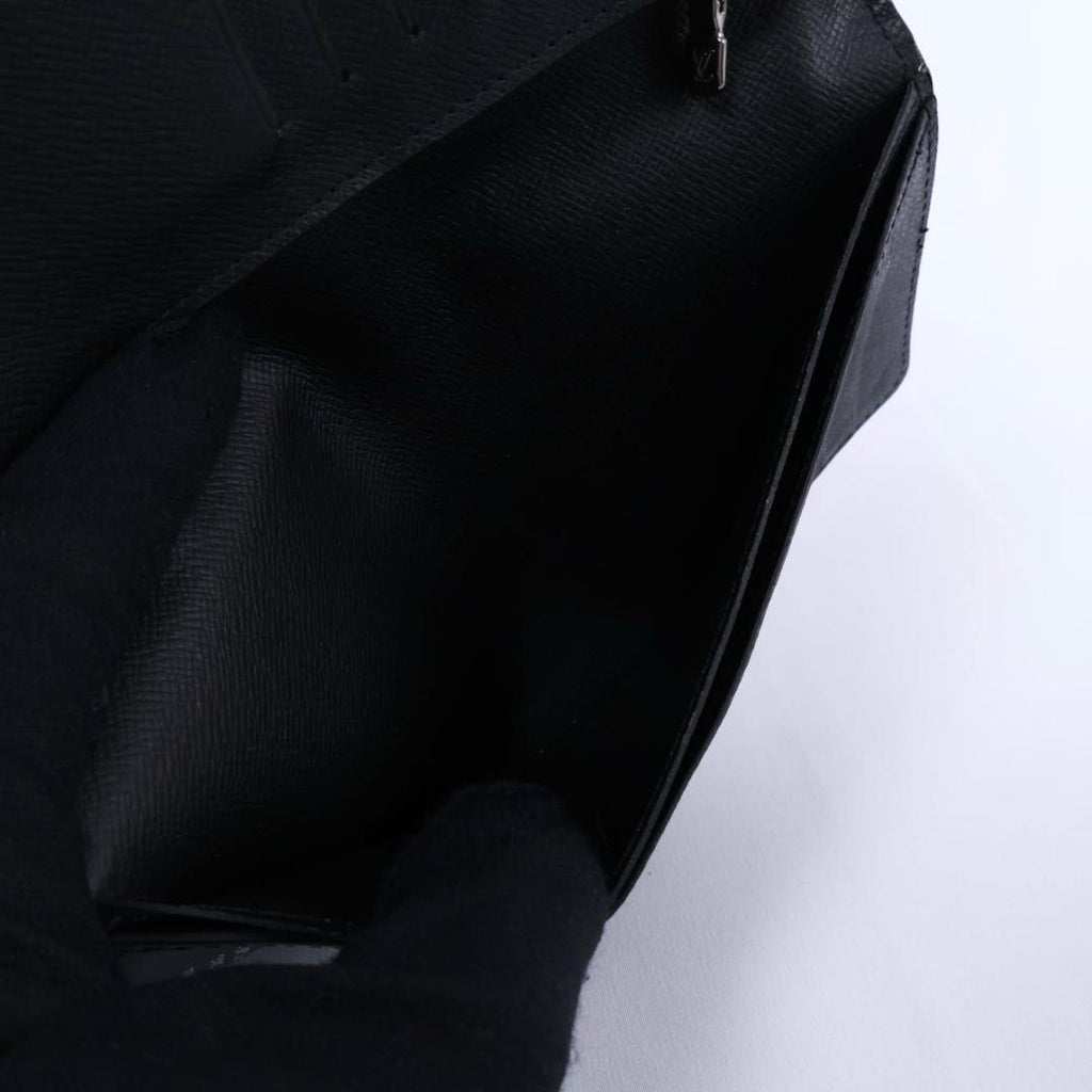 Louis Vuitton Portefeuille Brazza NM Epi Wallet Black — view 3