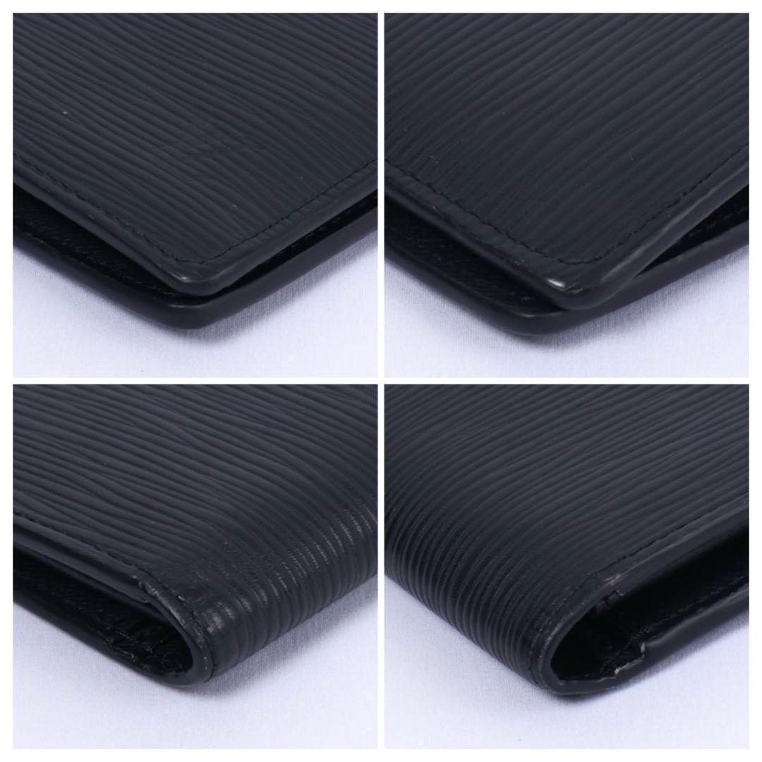 Louis Vuitton Portefeuille Brazza NM Epi Wallet Black — view 8