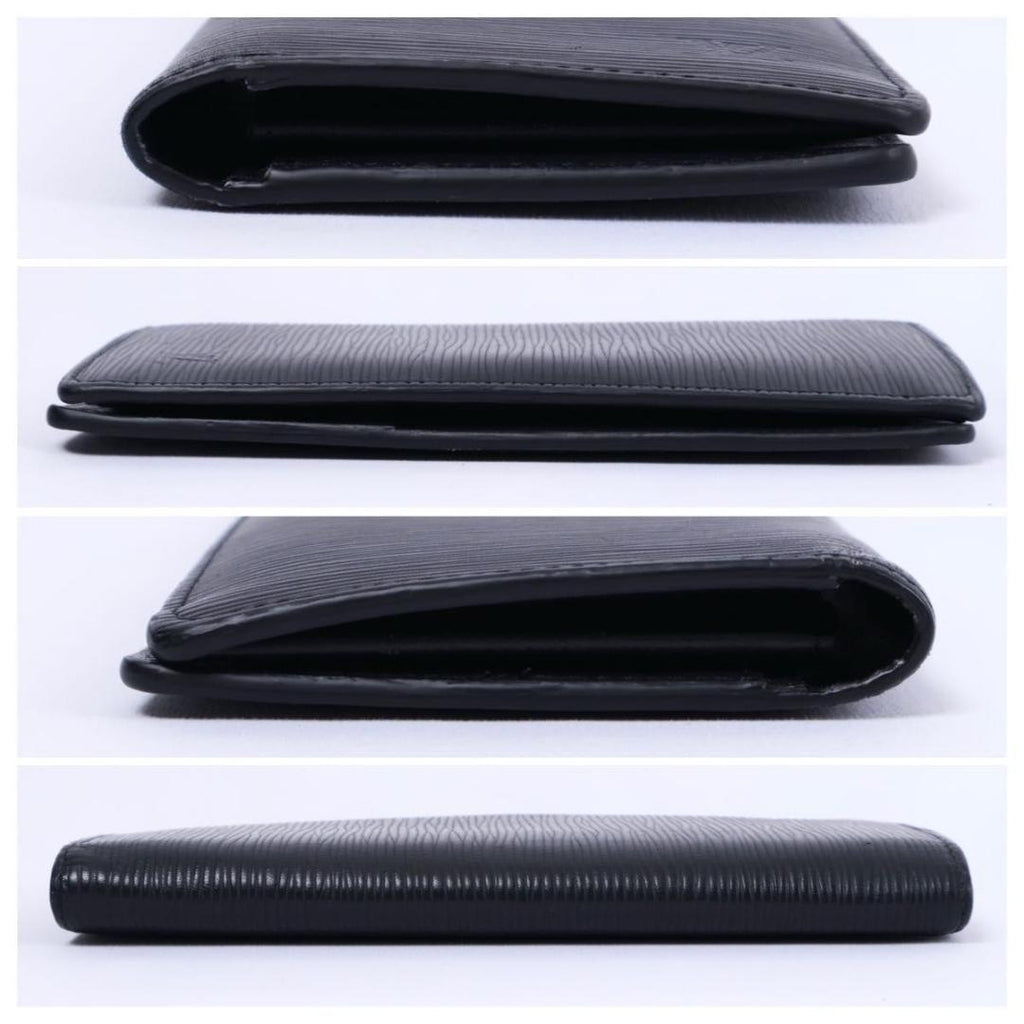 Louis Vuitton Portefeuille Brazza NM Epi Wallet Black — view 9