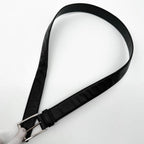 Prada Saffiano Leather Belt Black Silver Classic — view 3