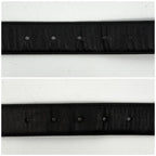 Prada Saffiano Leather Belt Black Silver Classic — view 6