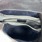 Gucci GG Sherry Line Shoulder Bag Navy Leather — view 5