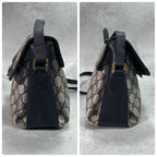 Gucci GG Sherry Line Shoulder Bag Navy Leather — view 7