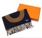 Hermes Horsebit Cashmere Scarf — view 2