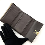 Louis Vuitton Capucines Compact Gale Trifold Wallet Beige Leather — view 4
