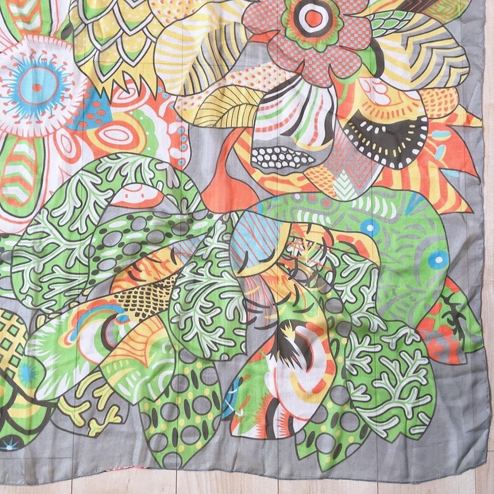 Hermes Carre Geant 140 Fleurs Dindiennes Indian Flower Scarf — view 5