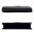Louis Vuitton Epi Portefeuille Twist Chain Wallet Black Shoulder Bag — view 8